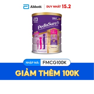 Sữa bột Pediasure 1.6kg hương vani
