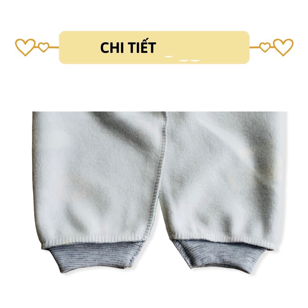 quần nỉ cho bé trai bé gái quần chục nỉ bé trai họa tiết chất dài dặn cho bé lili.kids QCD06