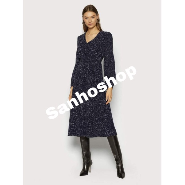 ĐẦM TOMMY HILFIGER SUSTAINABLE STYLE MIDI WRAP