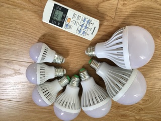 Đèn Led tròn siêu tiết kiệm điện, (Ánh sáng trắng/vàng, 3w-5w-7w-9w-12w-15w-18w)