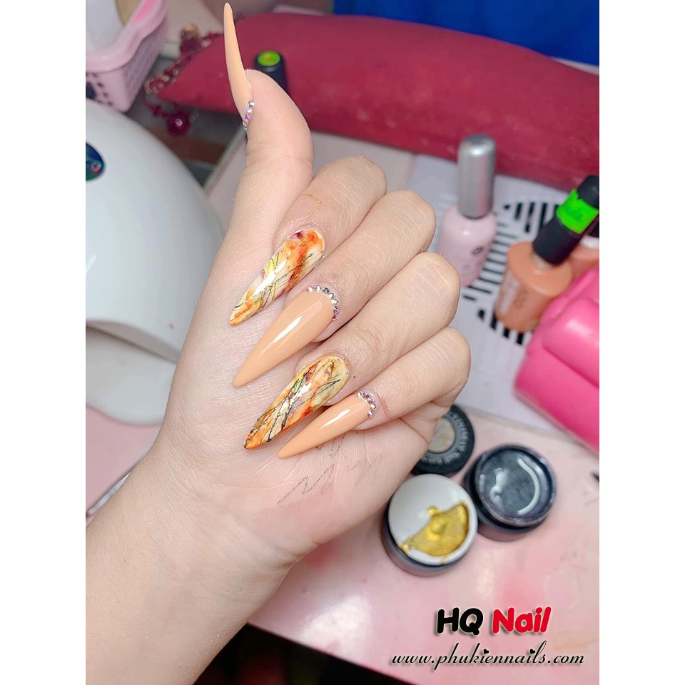 Gel nhện nhũ viền Vinimay làm viền cực nét cho bộ nail xinh