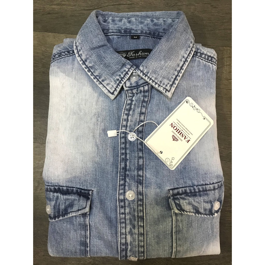 [SIZE ĐẾN 5XL] ÁO SƠ MI JEAN CHẤT MỀM CỰC ĐẸP