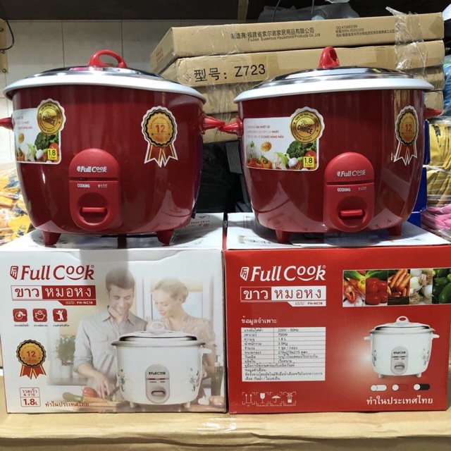 NỒI CƠM ĐIỆN THÁI LAN FULL COOK 1.8L - | Shopee Việt Nam