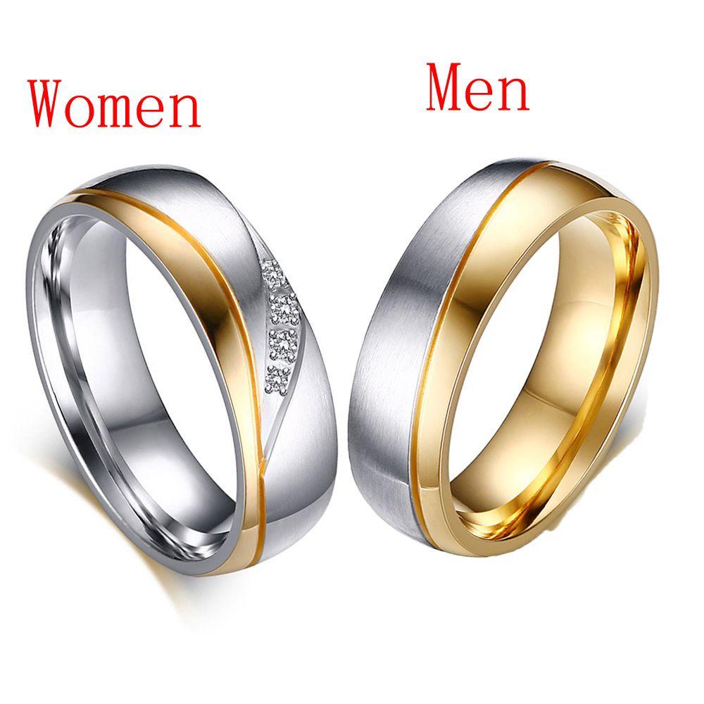 Nhẫn Mạ Vàng 18K Thiết Kế Mới Cao Cấp Thời Trang Dành Cho Cả Nam Và Nữ