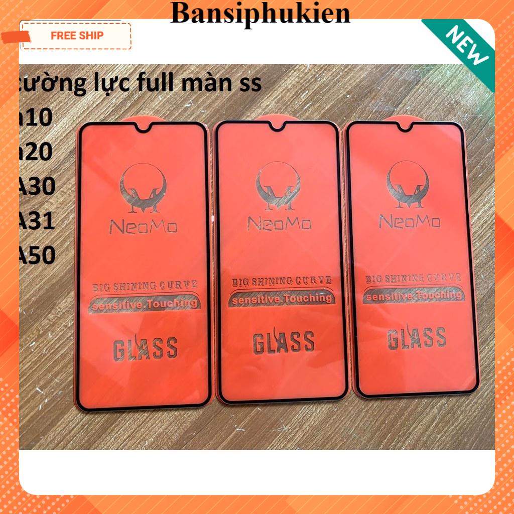 Samsung A20s A30s A50s M20 -Kính cường lực full màn hình Neomo 10d thế hệ mới nhất