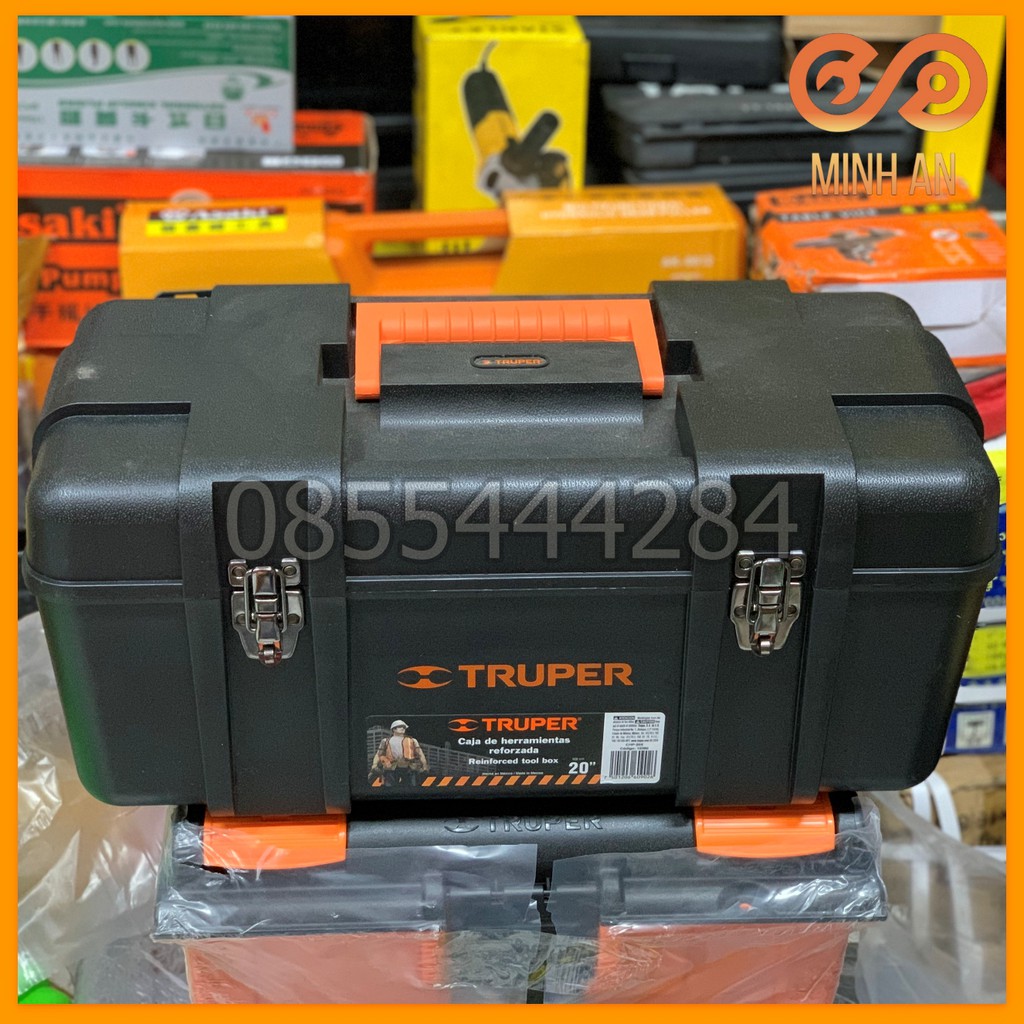 20&quot; Thùng đựng đồ nghề nhựa [HÀNG CHÍNH HÃNG] cao cấp TRUPER CHP-20X - made in Mexico