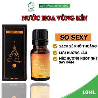 Nước hoa vùng kín SUZIKO so sexy, nước hoa cô bé cao cấp lưu hương 24h thơm lâu 10ml