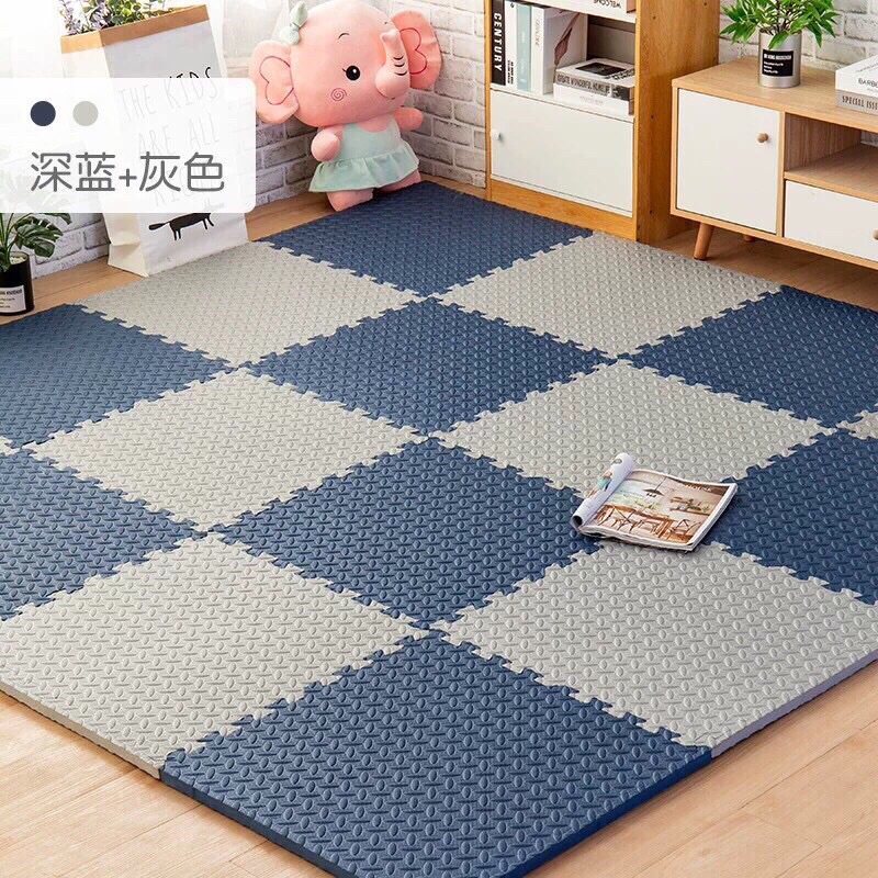 Thảm xốp dày trải sàn phòng ngủ bé tập bò thảm nhà phòng khách trẻ em xếp hình sàn chiếu