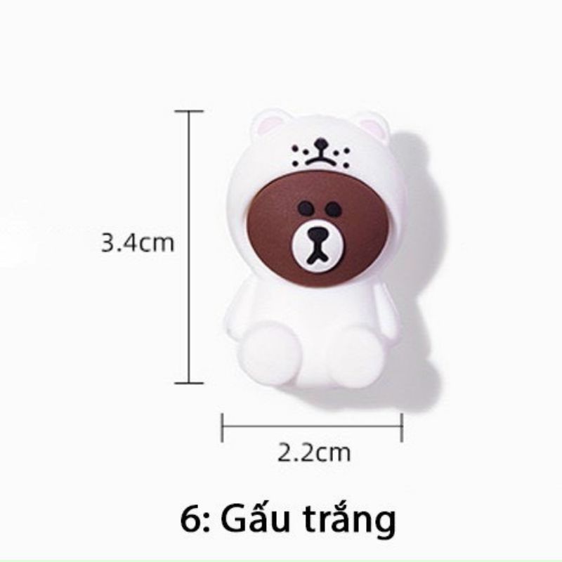Bọc đầu kìm hình thú cute - bọc đầu kìm silicon chuyên dụng ngành nail
