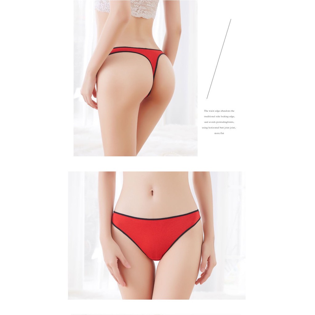 Quần Lót Lọt Khe Thong Cotton Vanvene Bo Viền Kiểu Dáng Mới Sexy Gợi Cảm Chống Hằn Viền Size M, L Q440 | BigBuy360 - bigbuy360.vn