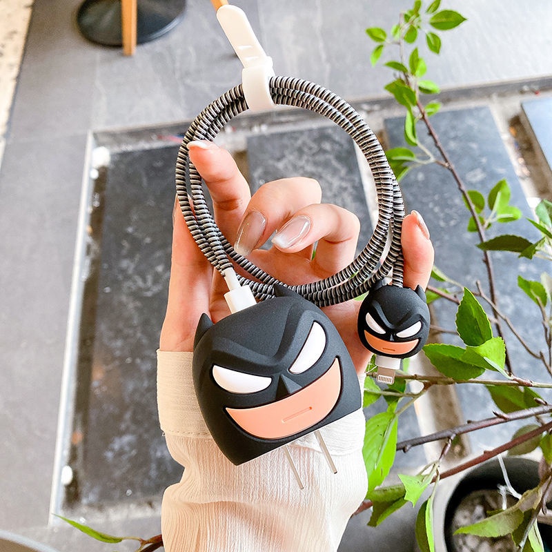 Ốp Điện Thoại Họa Tiết Batman Có Dây Đeo Cho iPhone12 11pro 20w O2VN