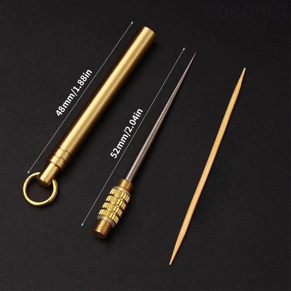 Nĩa Ăn Trái Cây Bằng Kim Loại Kèm Hộp Đựng Tiện Dụng