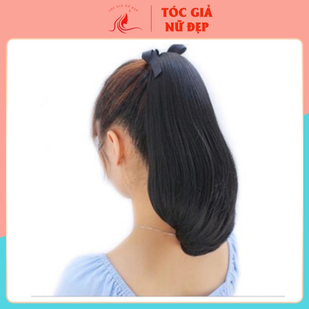 Tóc giả nữ đẹp 🎁 FREESHIP 🎁 Tóc giả cột cúp ngắn- kèm ảnh thật