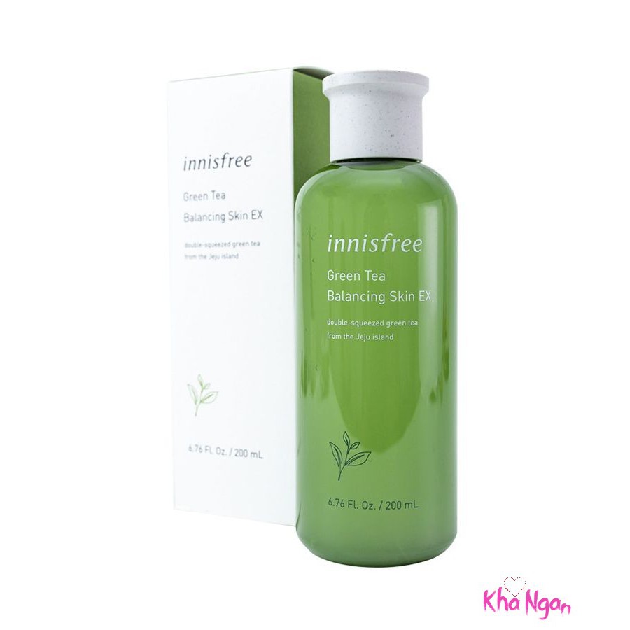 Nước Hoa Hồng Trà Xanh Innisfree Green Tea Balancing Skin EX 200ml