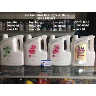 sữa tắm nước hoa J&D 4L