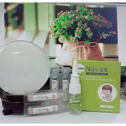 LiveSpo Navax-Nước muối sinh lý chứa bào tử lợi khuẩn, vệ sinh và phòng ngừa giảm nguy cơ viêm nhiễm tai mũi họng 4 ống