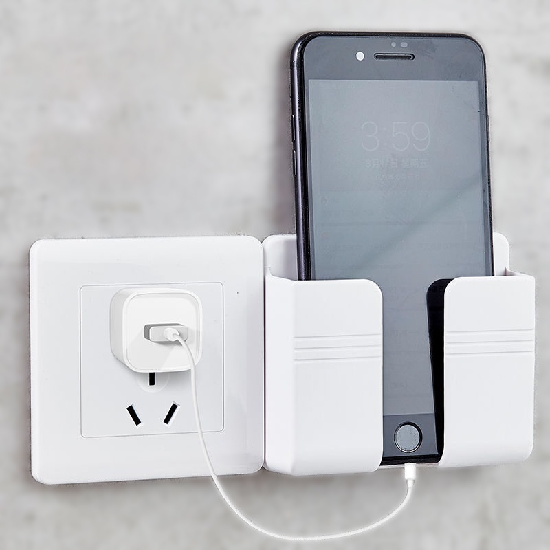 Kệ để điện thoại dán tường Elliver làm giá treo để đỡ điện thoại điều khiển khi sạc _KDT
