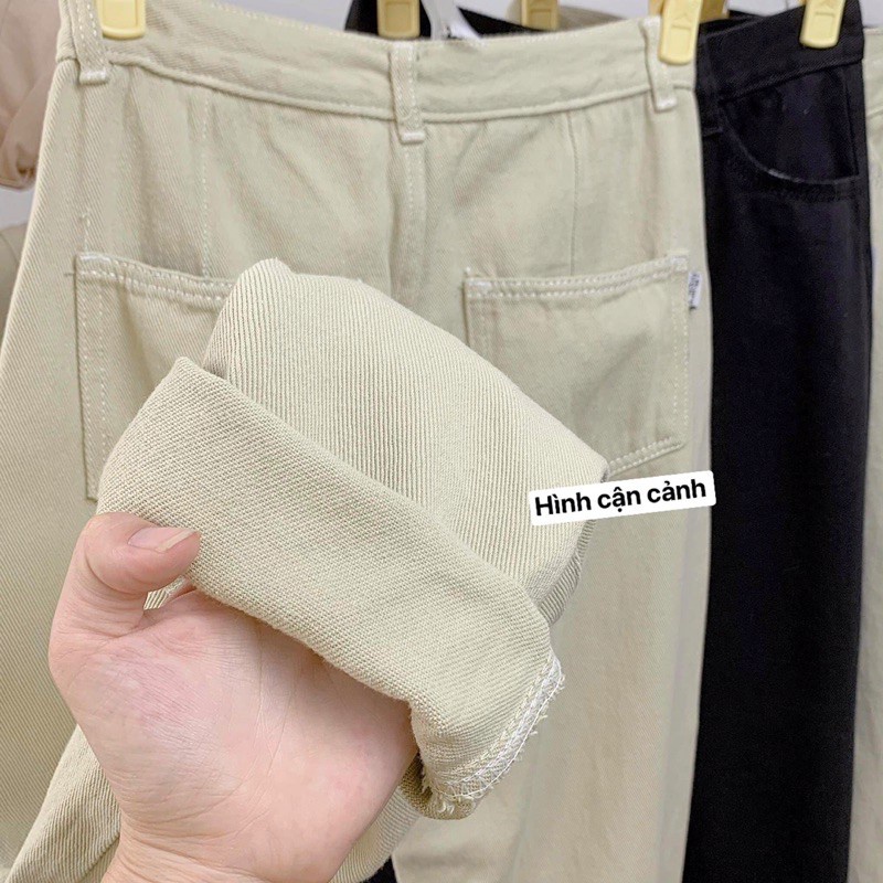 Quần Baggy Nữ Jean Hack Dáng KHA-023 | Quần Baggy Jean Cạp Cao | Vải Jean Wash Xịn | Hàng Đẹp |GinHouseShop