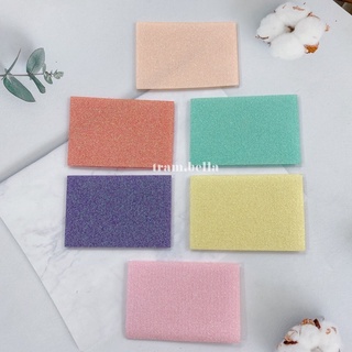 Set 2 miếng dán tóc nhũ nhiều màu miếng dán tóc tự dính