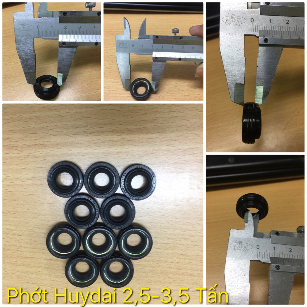 Phớt block của dòng xe HCC thường - Phớt Hyundai 2.5-3.5 tấn