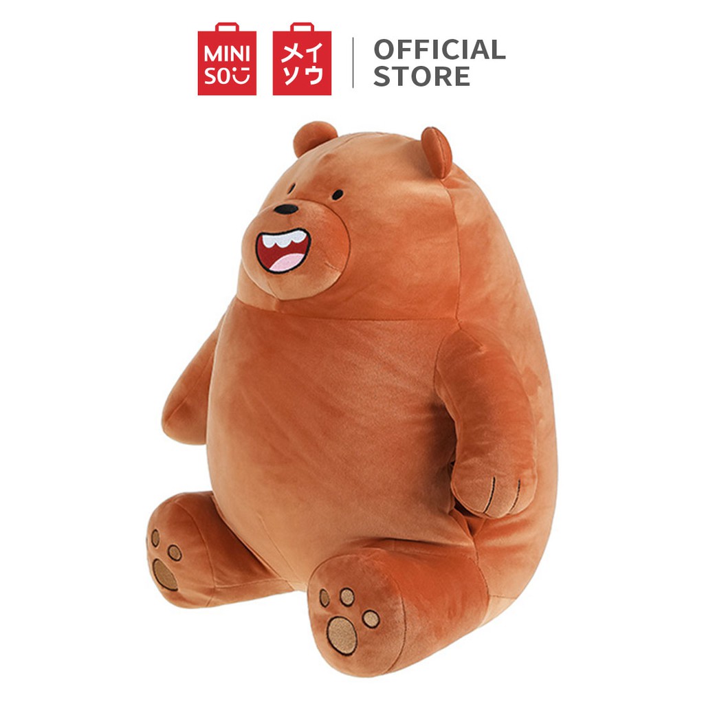 Đồ chơi nhồi bông mềm Miniso X We Bare Bears - Hàng chính hãng