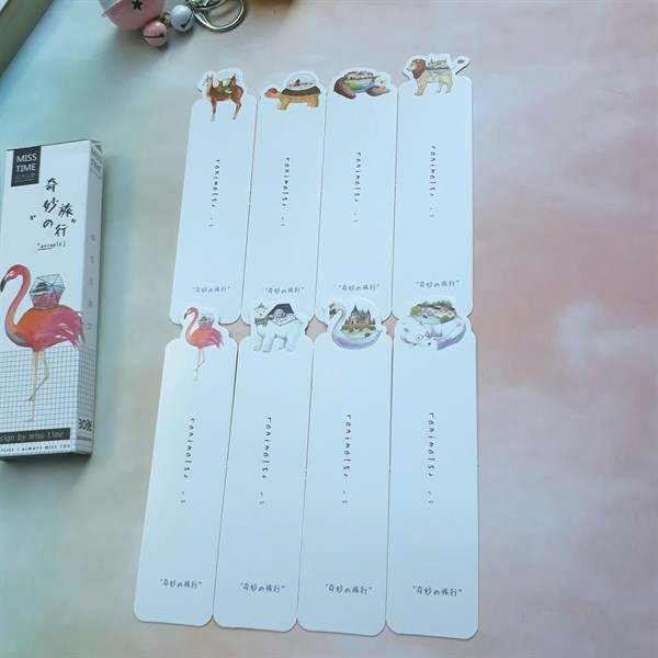 Bộ 30 Bookmark Đánh Dấu Sách Animals