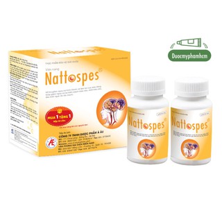 Viên uống Nattospes -Hỗ trợ trí não và bệnh nhân tai biến mạch máu não - 2 lọ 90 viên tặng 1 hộp 30 viên