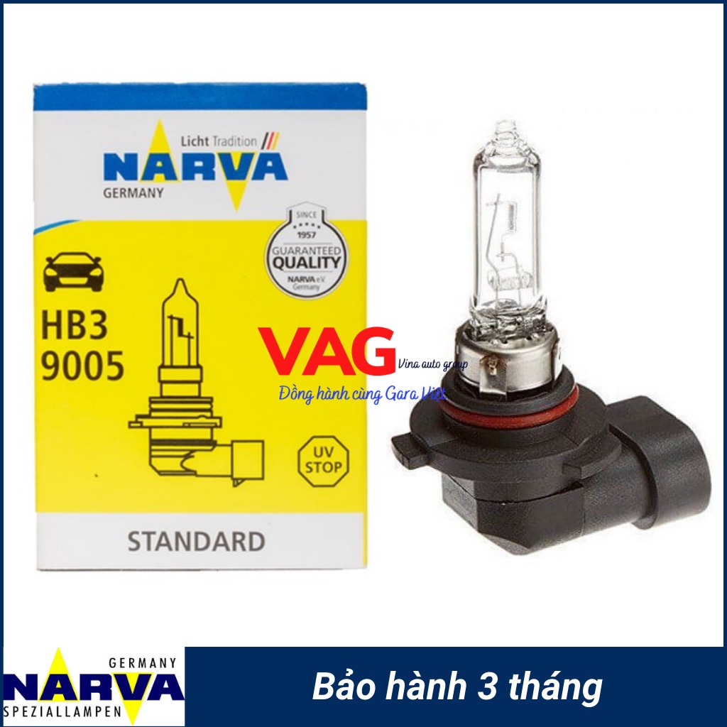 Bóng đèn NARVA 9005 HB3 12V 65W chính hãng NARVA từ Đức