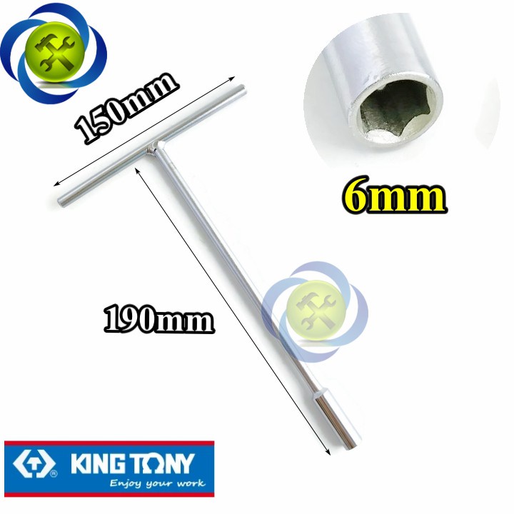 (ĐỦ SIZE) Tay vặn chữ T - KINGTONY 1184 loại dài 300mm từ 6-17mm