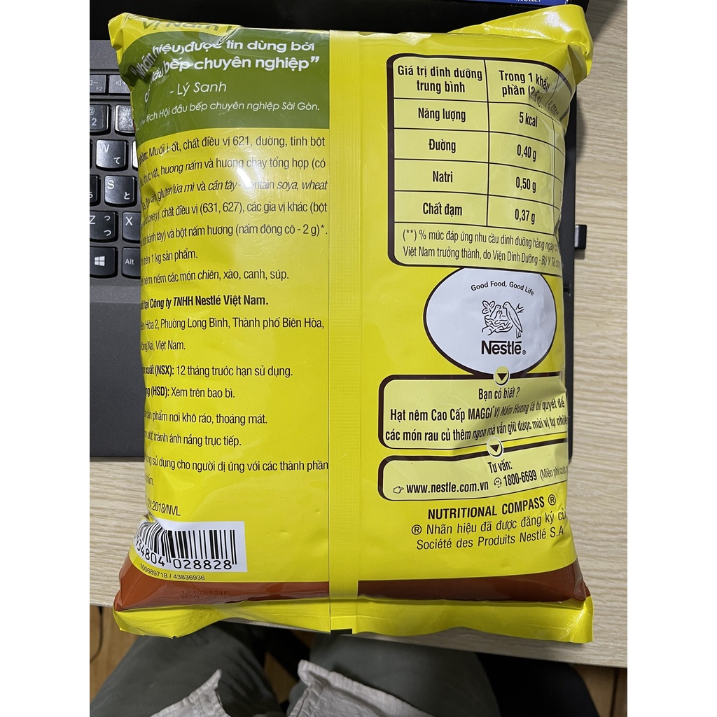 Hạt nêm cao cấp Maggi proffessional vị Nấm hương 2Kg