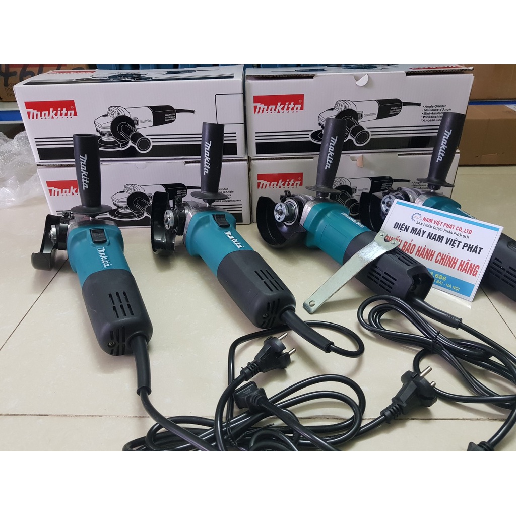 Máy mài, máy cắt cầm tay MAKITA 9556, Công suất 860W Lõi Đồng cắt sắt, gỗ