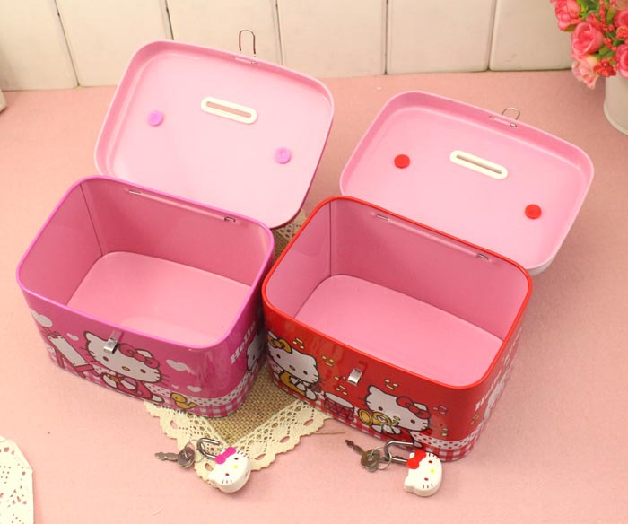 Hộp Đựng Tiền Tiết Kiệm Hình Hello Kitty Đáng Yêu