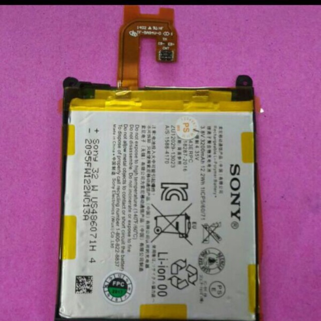 Pin sony Z2