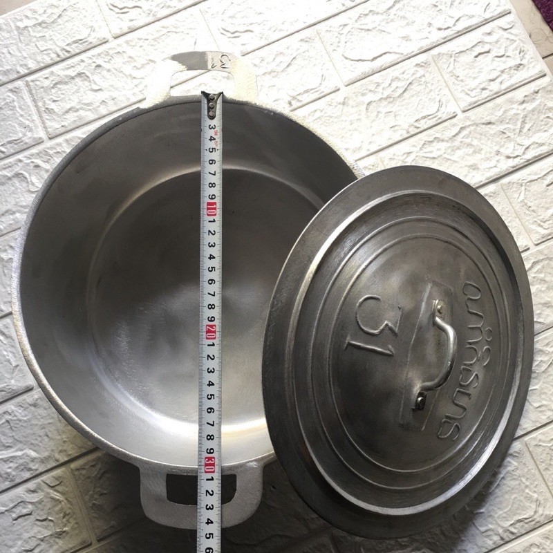 Nồi gang nguyên khối chữ miên