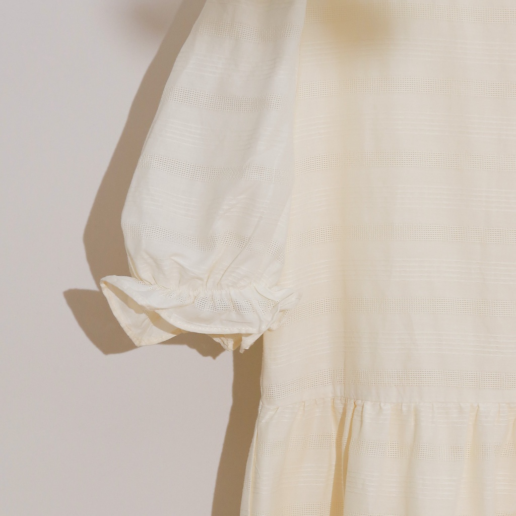 Váy đầm maxi nữ MOMOCO tay cộc cổ tròn chất liệu thô mềm cao cấp M2974