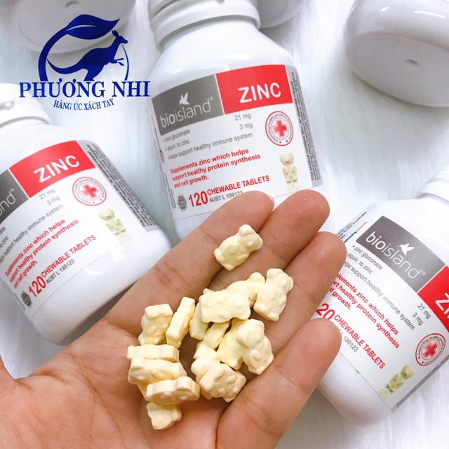 VIÊN NHAI BỔ SUNG KẼM BIO ISLAND ZINC CHO TRẺ - BILL CHEMIST/PHARMACY