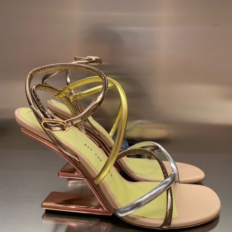 Sandal cao gót không gót nữ xuất xịn Hàn Quốc BORA SHOP quai mảnh order