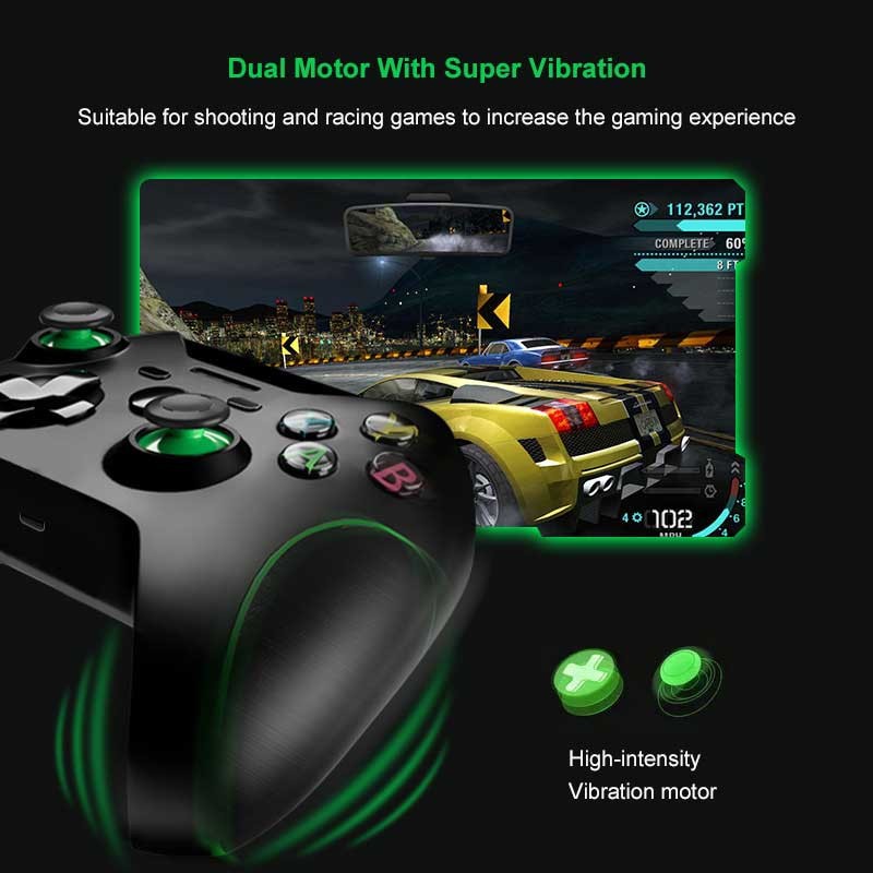 Tay Cầm Chơi Game Không Dây Mẫu Mới 2.4g Cho Xbox One Ps3 Pc