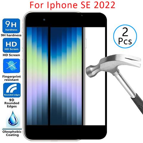 Ốp Kính Cường Lực Cho Iphone Se 2022 Cover On i Phone s e Es 3 Se2022 Se3 Bảo Vệ Coque Túi Aphone Ip