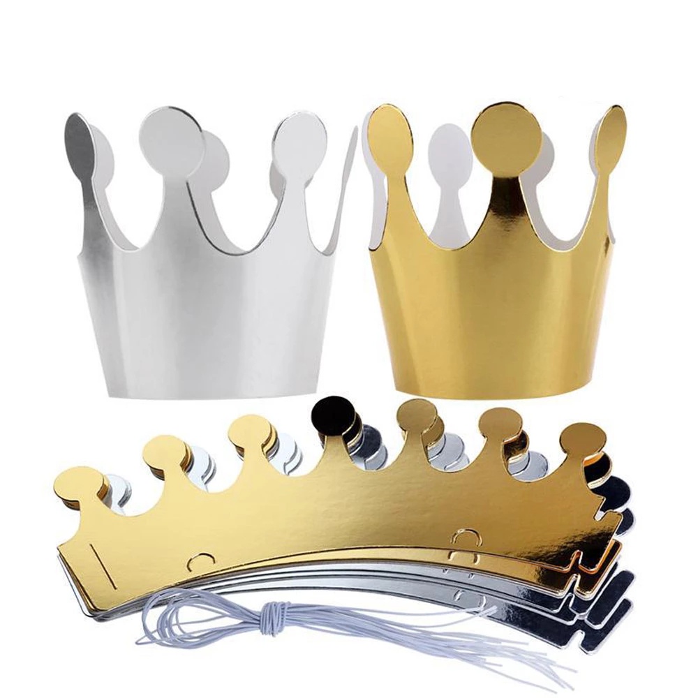 Set 10 vương miện giấy cho tiệc sinh nhật