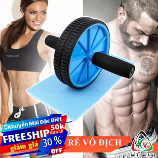 🎁 bánh xe tập bụng thể thao ❤️ freeship ❤️ con lăn tập bụng giá rẻ
