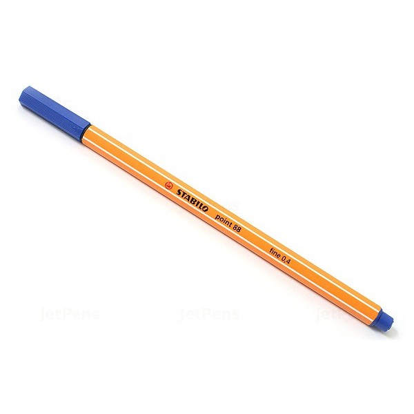Bút kim màu Stabilo Point 88 Fineliner Markers Pen – 0.4mm – Màu xanh dương (Dark Blue – 41)
