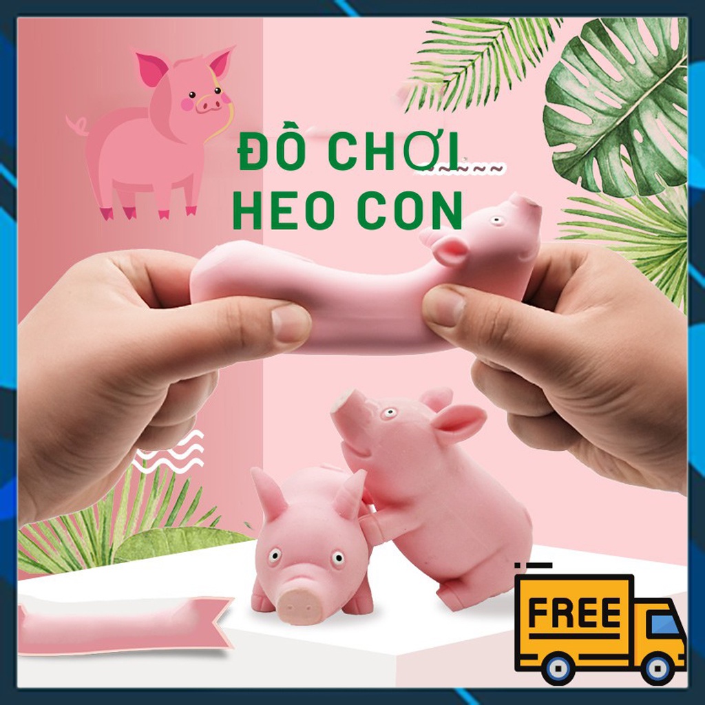 Đồ Chơi Con Lợn Bóp Mềm Bằng Chất Liệu TPR Co Giãn Đàn Hồi Ngộ Nghĩnh