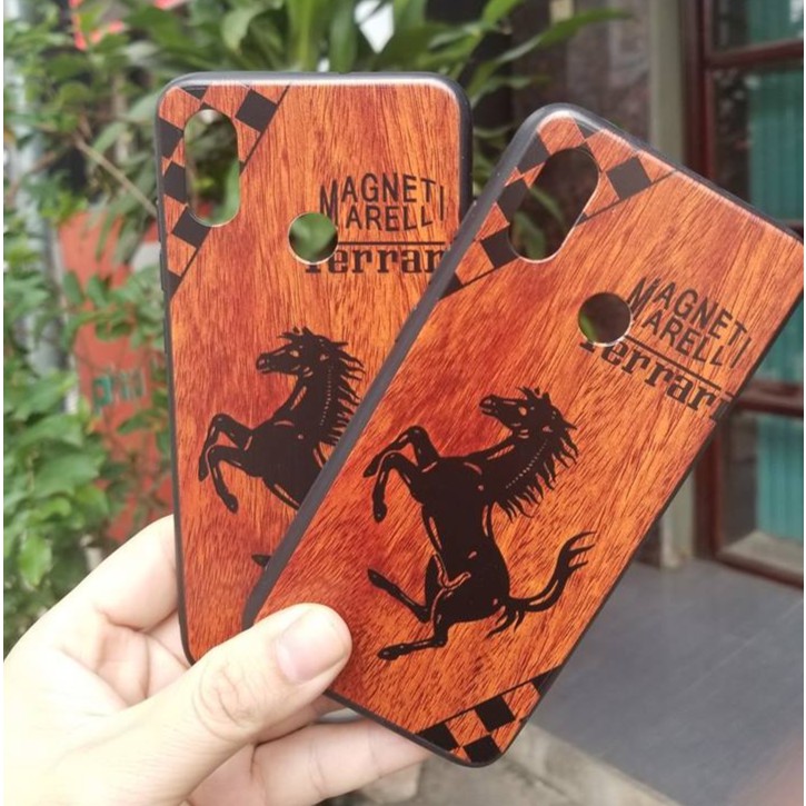 Ốp lưng xiaomi mi 8 / xiaomi mi 8 se vân gỗ thời thượng