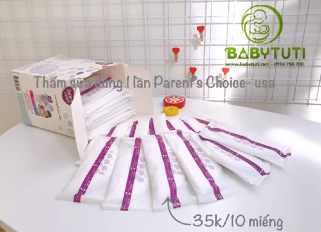 Combo 10c Thấm sữa dùng 1 lần các hãng medela,lansinoh, avent..