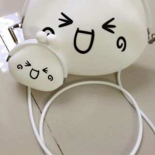 SỈ=LẺ Set 2 túi, ví silicon biểu cảm (1 to, 1 nhỏ)