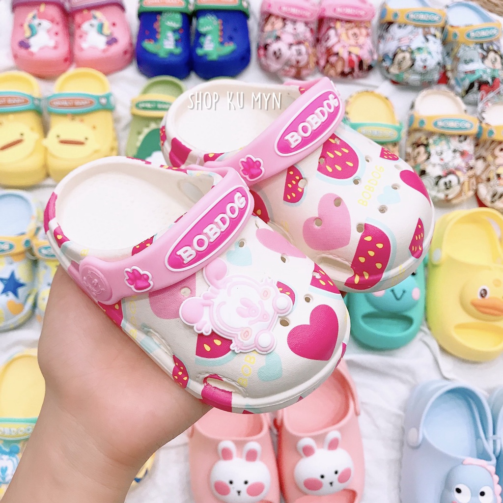 Dép cho bé Bobdog, sục cross cho bé trai bé gái siêu nhẹ chống trơn trượt chính hãng BD02