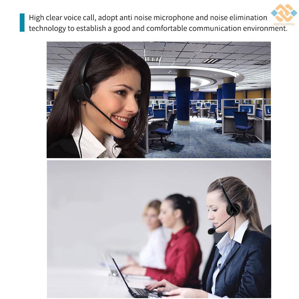 Tai nghe có dây cổng USB chống ồn có nút điều chỉnh âm lượng cho máy tính Laptop | BigBuy360 - bigbuy360.vn