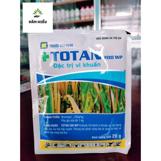 Thuốc trừ bệnh vi khuẩn Totan 200WP - 20g - Lộc trời an giang