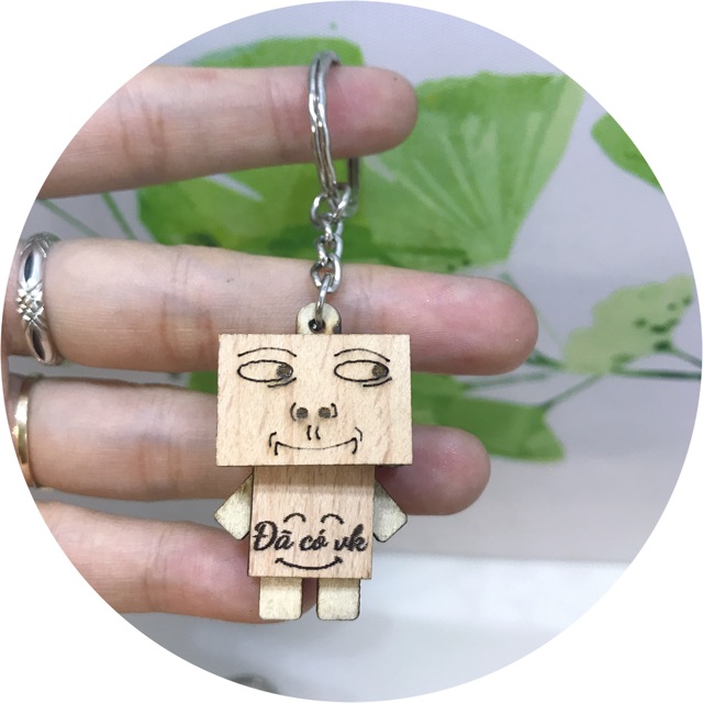 MÓC KHOÁ HÌNH GỖ DANBO